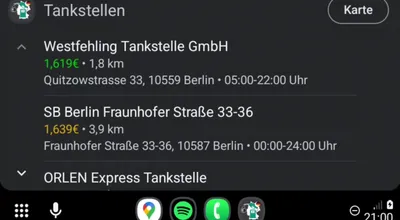 Android Auto - List View