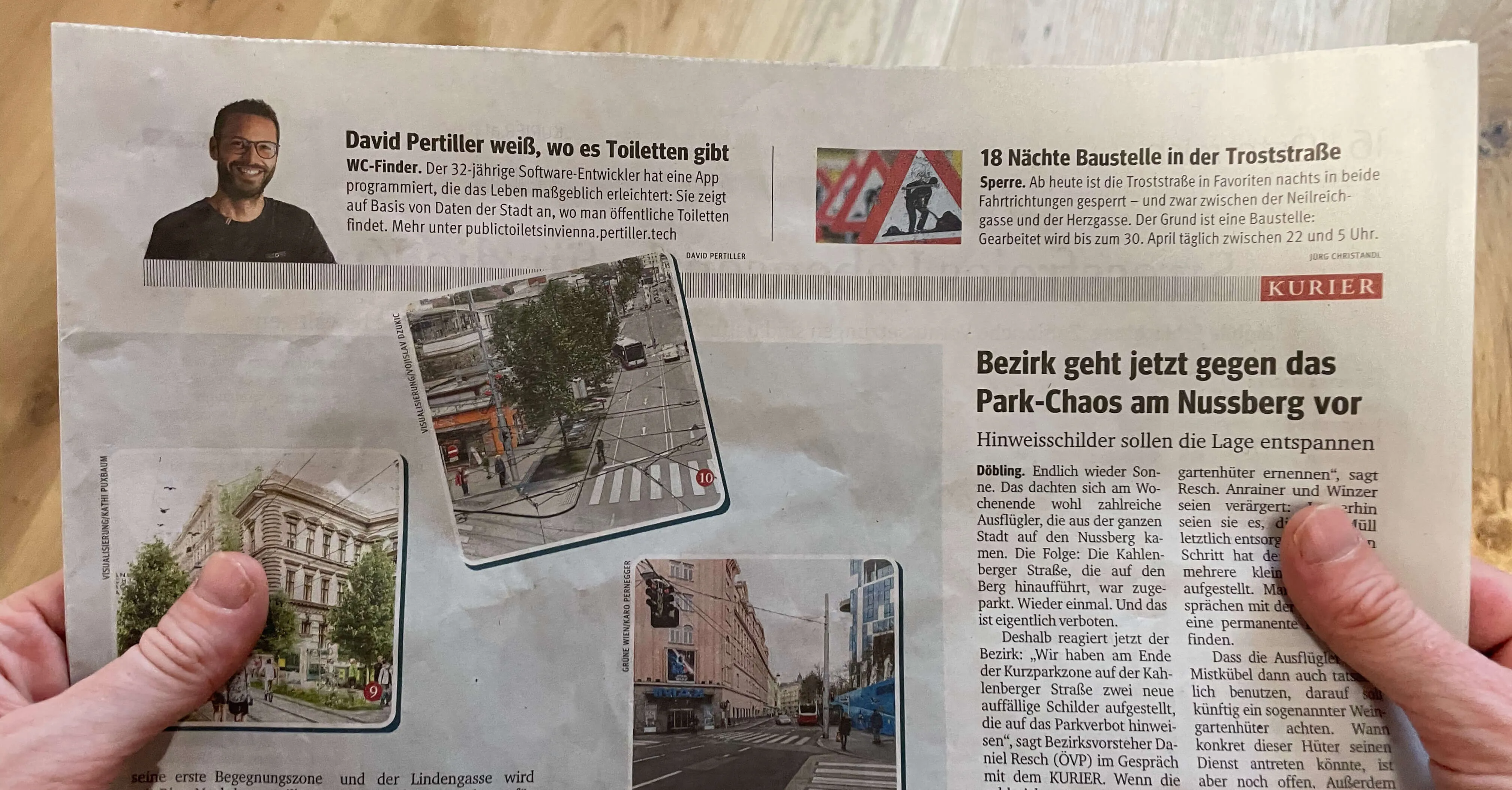 Kurier - Kopf des Tages Kurier - Kopf des Tages